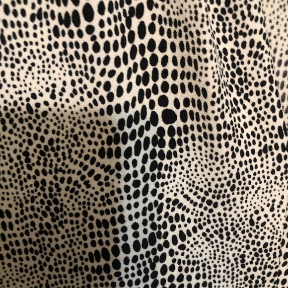 Vince Camuto size XL black & white print maxi dress sleeveless blouson … - Picture 5 of 7